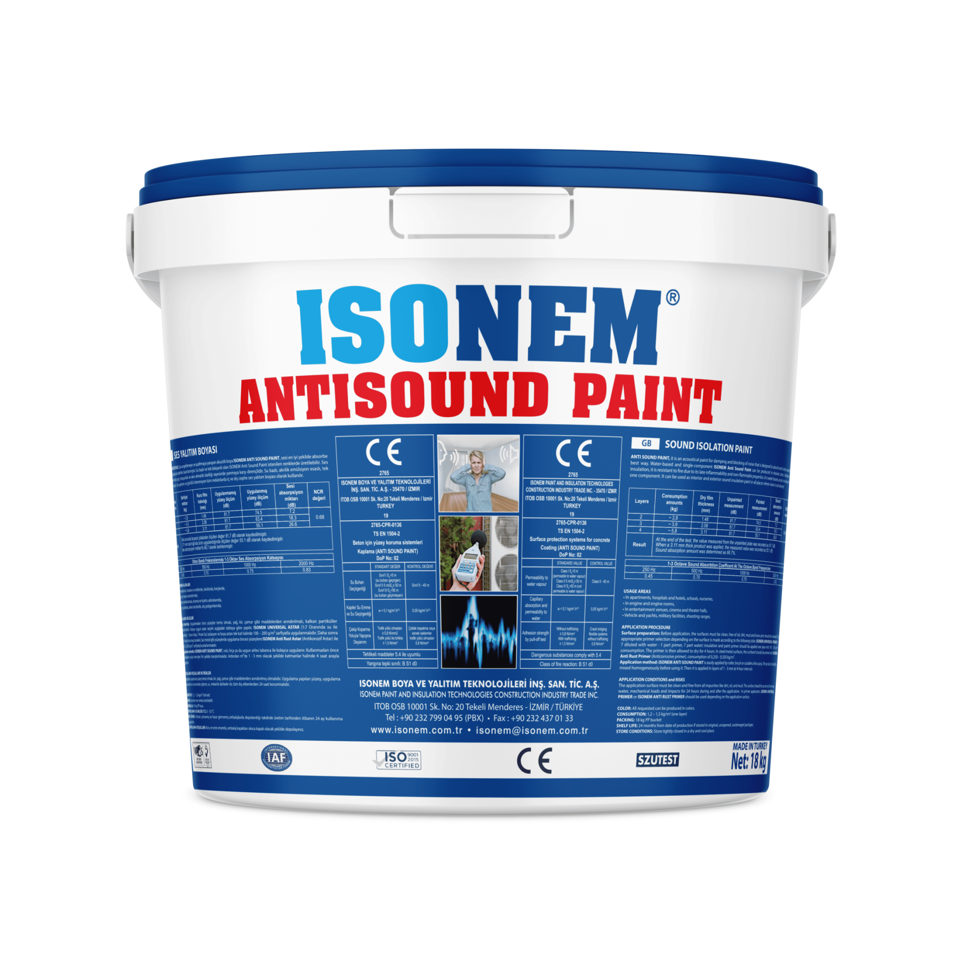 Isonem Anti Sound Paint 18 L
