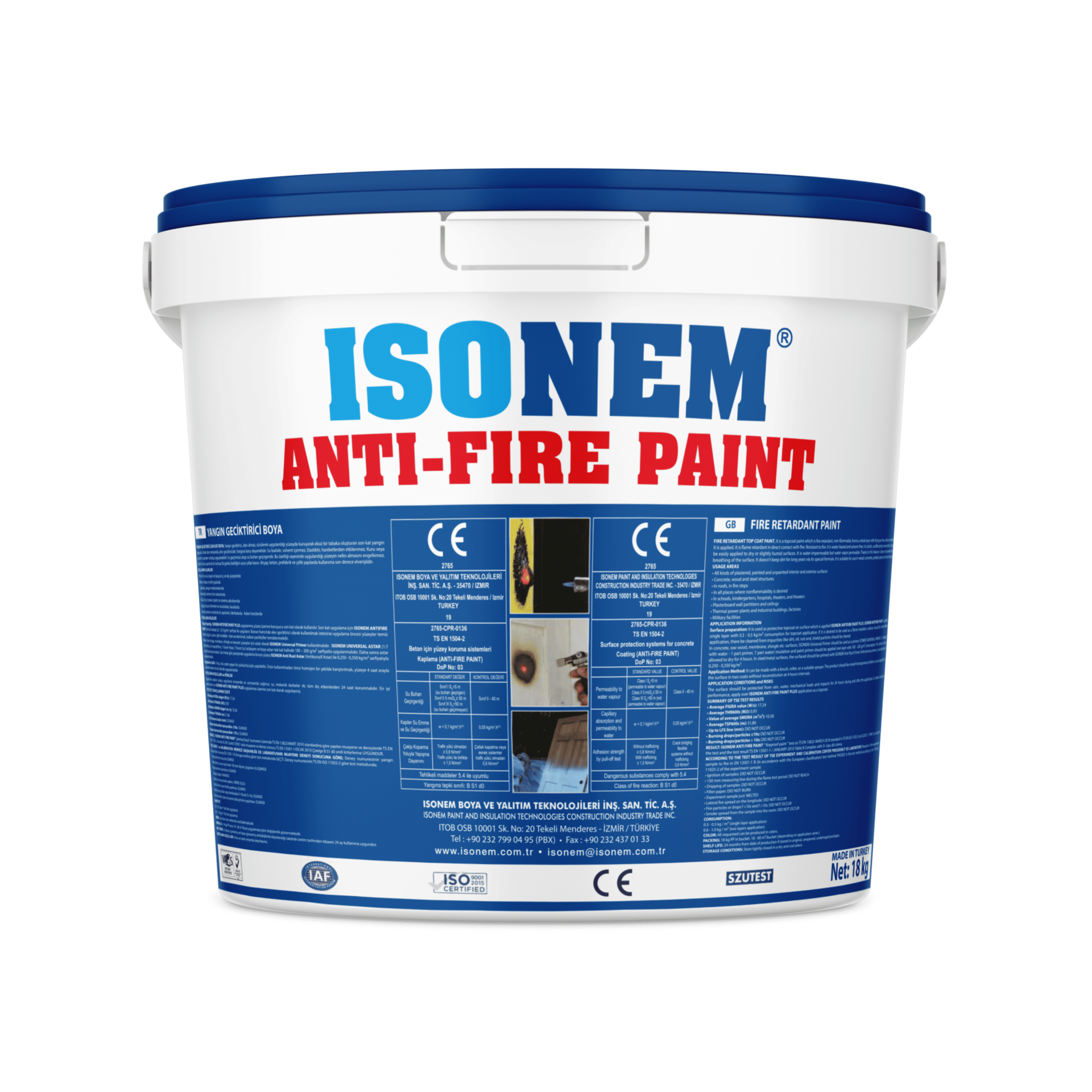 Isonem Antifıre Paint 18 KG