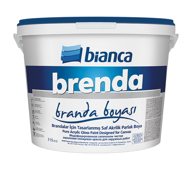 BİANCA Brenda – Branda Boyası BEYAZ 15 LT