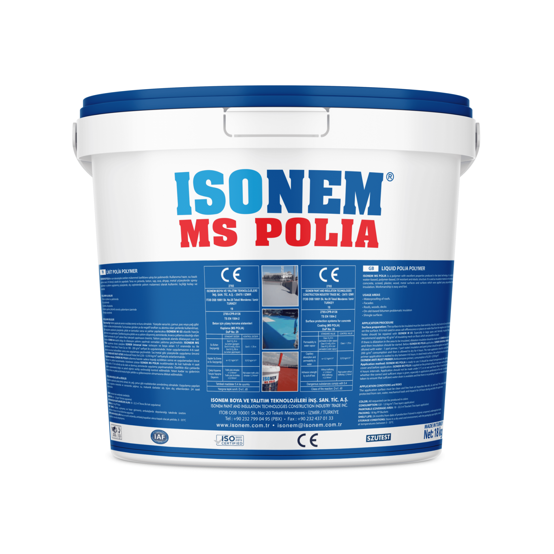 Isonem Ms Polia RAL 7012 18 KG